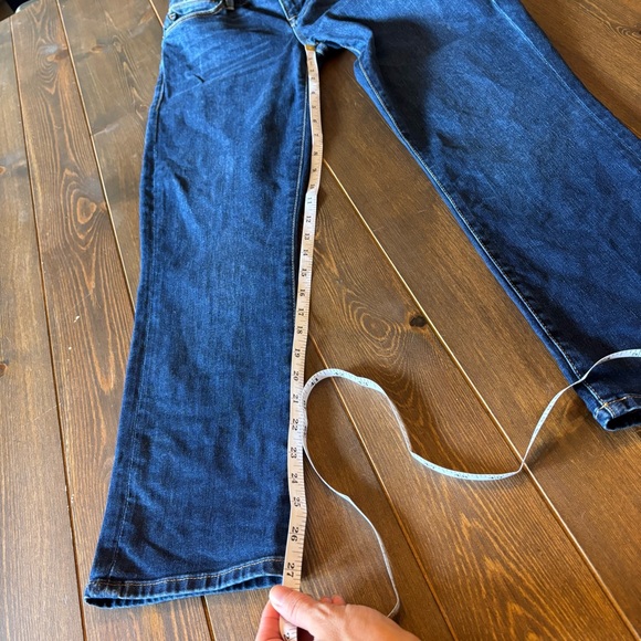 FRAME Le High Straight Jeans in Color Earth Bound |Dark Wash Size 26 EUC - Picture 8 of 11